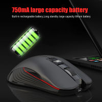 SeenDa 2.4G USB-C Wireless Mouse Rechargeable Gaming Mouse 3600DPI 7 Button Type-c Mute Mice for Macbook Laptop PC Game Mouse