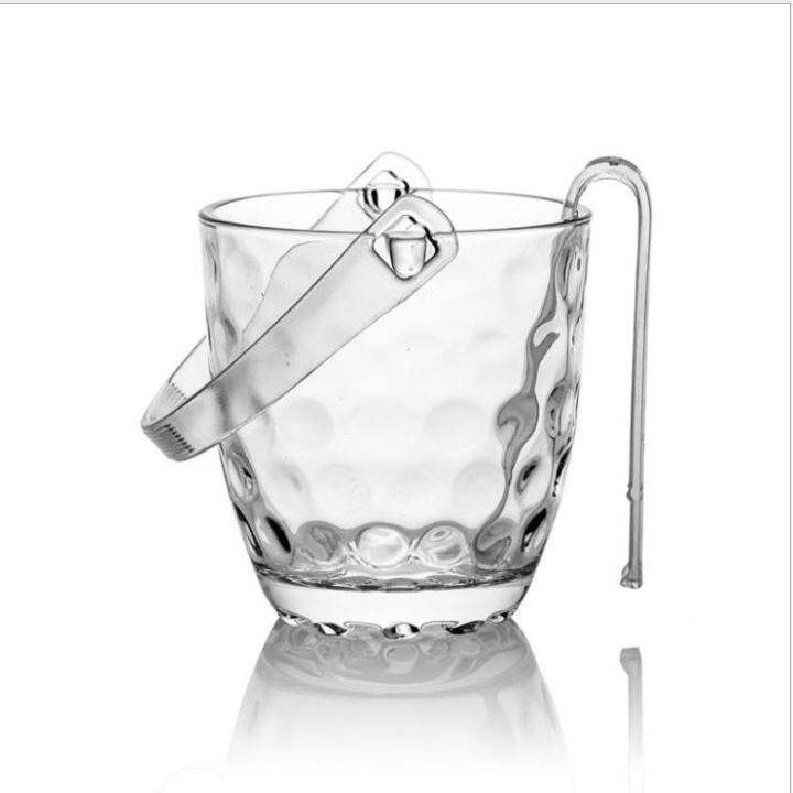 Clear Glass Ice Bucket with Tong High Quality Lazada PH