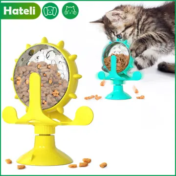 Funny Dog Treat Leaking Toy with Wheel Interactive Toy for Dogs