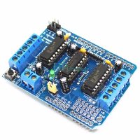 1PCS L293D มอเตอร์ควบคุมโล่มอเตอร์ไดรฟ์บอร์ดขยายสําหรับ Arduino มอเตอร์โล่