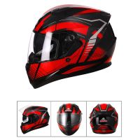 【LZ】☽  Capacete de moto Full Face para homens e mulheres BLD lente HD dupla corrida de downhill equitação equitação segurança 4 estações