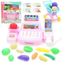 Simulation Cash Register Toy Childrens Lighting Sound Supermarket Simulation Register Fun Early Educational Learning Toy for Your Toddler or Preschooler polite
