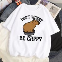 Capybara Capibara T เสื้อผู้หญิง Y2K มังงะญี่ปุ่น TOP หญิงอะนิเมะเสื้อผ้า