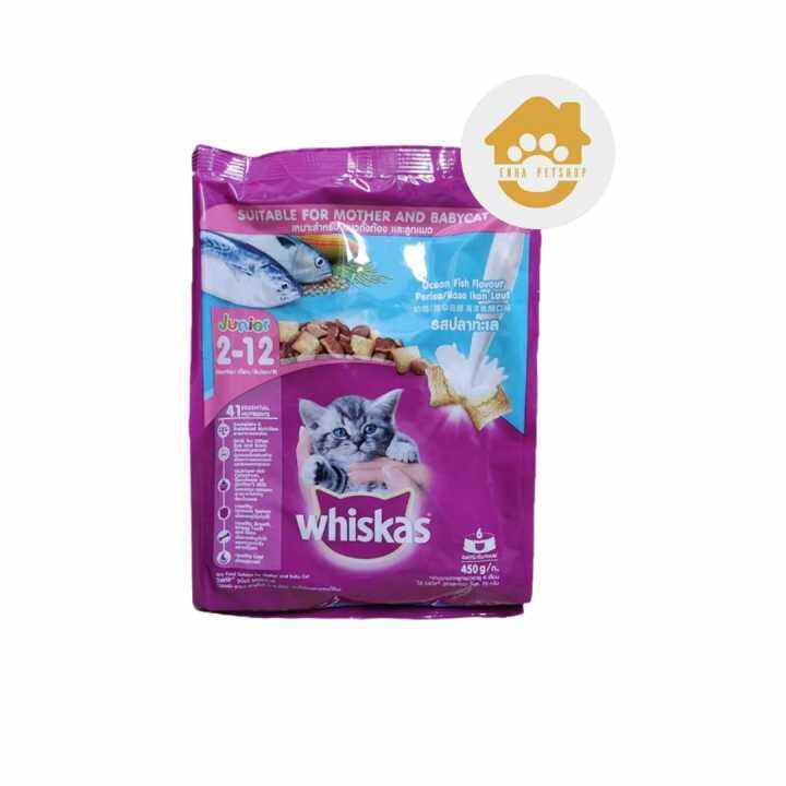 Whiskas Junior Ocean Fish 450g Makanan Kering Anak Kucing Lazada Indonesia