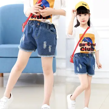 Cotton Multicolor Girls School Shorts