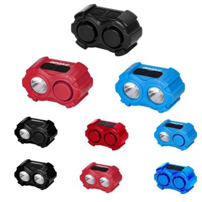 Rechargeable Bicycle Lights 130dB Bright LED Scooter Lights USB Waterproof Bike Bell LED Scooter Lights 3 Light Modes Powerful responsible