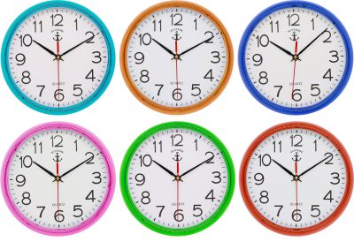 นาฬิกาติดผนัง สมอ รหัส 1011 มี 47รุ่นให้เลือก นาฬิกาแขวน ติดผนัง ตราสมอ นาฬิกา ทรงกลม สวยหรู หน้าปัดกระจก มองเห็นตัวเลขช