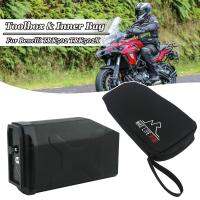 ✔☜Dalaman Tas เครื่องมือสำหรับ Benelli TRK502 TRK502X TRK 502X รถจักรยานยนต์5ลิตรกล่องเครื่องมือซ้ายกล่องฉากยึดด้านข้างกระเป๋าด้านใน2016-2020