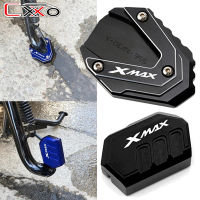 สำหรับ YAMAHA XMAX 300 X-MAX 125 250 300 400 Xmax รถจักรยานยนต์ Kickstand ขาตั้งเครื่องขยาย Pad สนับสนุน Kickstand คอลัมน์เสริม