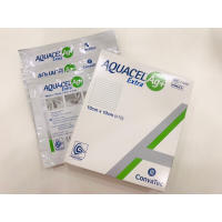 Aquacel Ag+ Extra แผ่นแปะแผลกดทับ 10x10cm. 1 แผ่น Pharmaplex