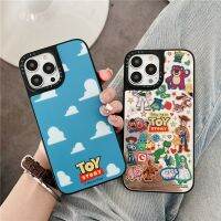 【 Toy Story】เคสโทรศัพท์เข้ากันได้สำหรับ IIPhone 14 Plus 14 Pro Max 13 12 11 Pro Max แฟชั่น INS Mirror Effect TPU ฝาครอบกันกระแทก