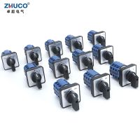 【YF】∈☇  ZHUCO SZW26/LW26-20 20A 660V  64X64 mm 48X48 Panel mount 3 Poles 12 screws Knob Selection Cam Changeover