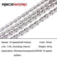 Racework ปัจจุบัน12V 11V 10V Mtb 10 11 12โซ่รถจักรยานความเร็วโซ่ทองปั่นจักรยานเสือหมอบจักรยานเสือภูเขาเชื่อมโยงอย่างรวดเร็วสำหรับ Bmx