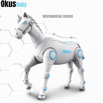 RC Smart Robot Interactive Remote Control Horse Intelligent Dialogue Singing Dancing Animal Toys Children Educational Toys Gift