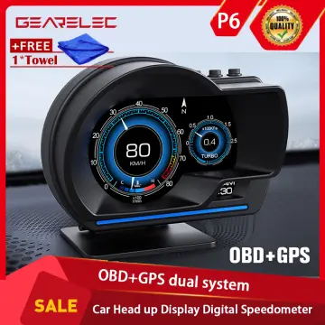 Car Head-Up Display OBD Smart Digital Meter OBD2 HUD Head Up Display for OBD  II Model Vehicles 