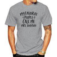 AvailableNew Mens T-shirts My Favorite People Call Me Mrs T-Shirt Teacher Personalized Teaching Gift Clothing Graphic Tee Stylish Grunge Slogan Outfits 1OHQ