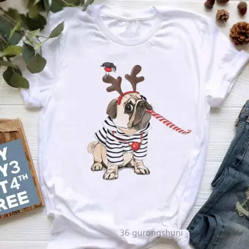 Dog top print clothing