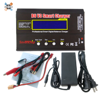 Ziqqucu B6ความชันของแบตเตอรี่ V3 Lipo ที่เครื่องชาร์จแบบสมดุล80W ที่ชาร์ตดิจิทอลสำหรับ NiMH/NiCd (1-15 Cell) /แบตเตอรี่ลิเธียม (1-6 Series) /แรงดันแบตเตอรี่ตะกั่วกรด (2V-20V) เครื่องชาร์จแบตเตอรี่แอลซีดีพร้อมแหล่งจ่ายไฟ