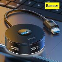 Baseus ฮับหลายตัว4 In 1ชนิด-C สำหรับตัวขยาย USB แท่นวางมือถือคอมพิวเตอร์พื้นที่เก็บข้อมูลฮาร์ดดิสก์ตัวแยกการ์ดต่อเติม