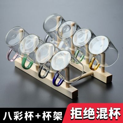 [COD] Explosion-proof high borosilicate glass tea cup with handle transparent thickened heat-resistant master kung fu