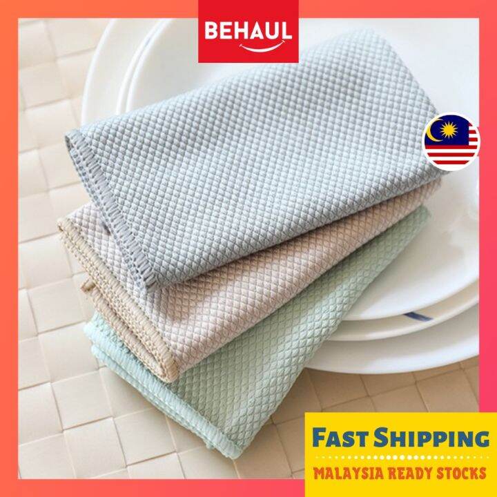 [M'sia Ready Stock] BEHAUL 3 Pieces Fish Scale Table Cloth High