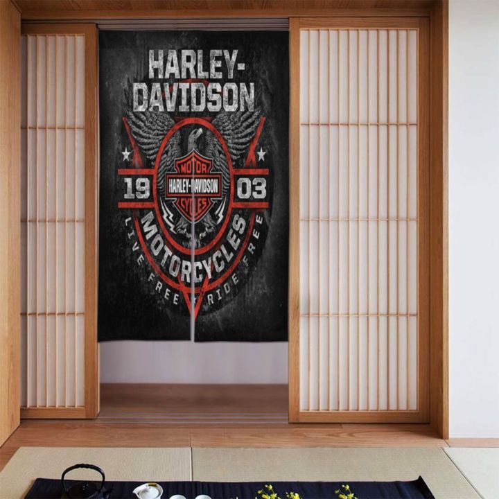 harley-davidson-แผงม่านประตู-ม่านประตู34x56in-ประตูด้านข้างหุ้มฉนวนความร้อนเป็นลมเพื่อความเป็นส่วนตัวสำหรับหน้าต่าง-ห้องนั่งเล่น-ประตู