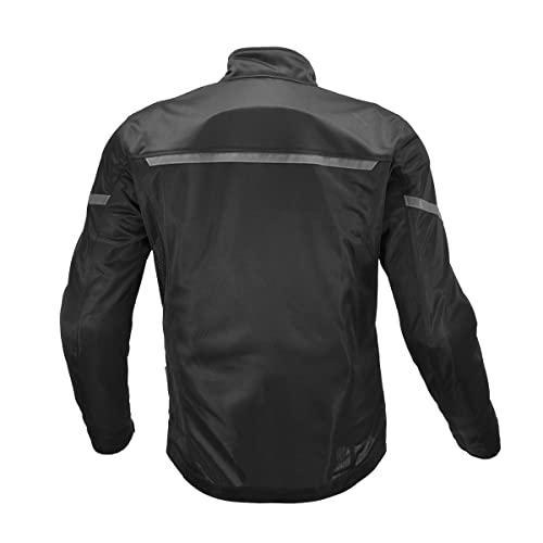 komine-เสื้อแจ็กเก็ตปกป้องเต็มตาข่ายรถจักรยานยนต์ผู้หญิง-jk-162-07-162สีดำ-แดง-wxl