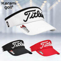 Karamiใหม่เอี่ยมระบายอากาศหมวกกอล์ฟกันแดดgolf capใส่แล้วดูดีมากๆๆปรับขนาดได้มีหลายสีให้เลือกรหัสสินค้า：MTI010