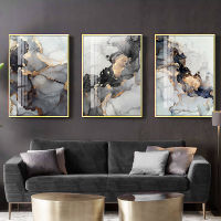 1pcs Unframed Wall Paintings Nordic Style Wall Art Living Room Decoration Wall Picture Abstract Leaves Flower Canvas Painting Printed Poster for Home Decoration