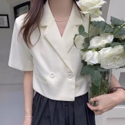 15-17.4 Mua 2 giảm 5% Áo blazer kiểu dáng croptop tay lỡ - 247StoreFashion