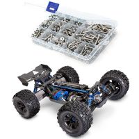 เครื่องมือขันสกรูสเตนเลสทั้งชุด SDX RC ชิ้นส่วนอัพเกรดสำหรับรถ RC 1/8 Traxxas S1045อุปกรณ์เสริมรถยนต์เลื่อน