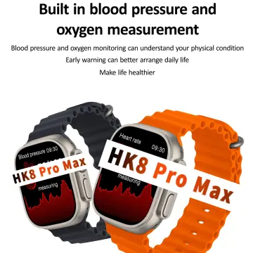 HK8 Pro Max Ultra Smart Watch Men 49mm AMOLED Screen Compass NFC Smartwatch  High Refresh Rate Fitness Watch Men for Android IOS