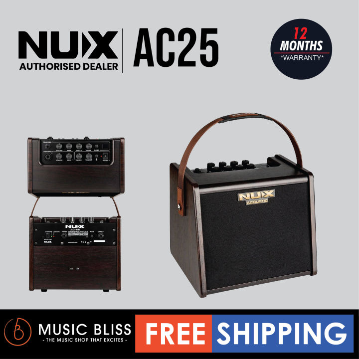 NUX Stageman AC25 25-watt Acoustic Guitar Amplifier (AC-25)