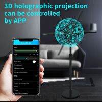 Wifi 3D Hologram Projector Fan Remote Control Commercial Advertising Display Hologram Projector Transmit Picture Video 3D Fan