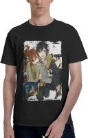 Anime Horimiya T-Shirt Mens Summer Comfort Round Neck Short Sleeve Tshirt