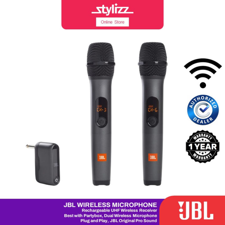 JBL Wireless Microphone - Set Wireless TWO Microphone system ...