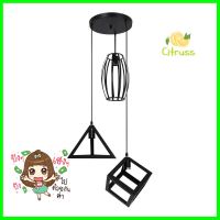 ไฟช่อ INOVA MD MP799 โลหะ สีดำ 3 หัวMULTI-PENDANT LAMP INOVA MD MP799 3-LIGHT **ลดราคาจัดหนัก **