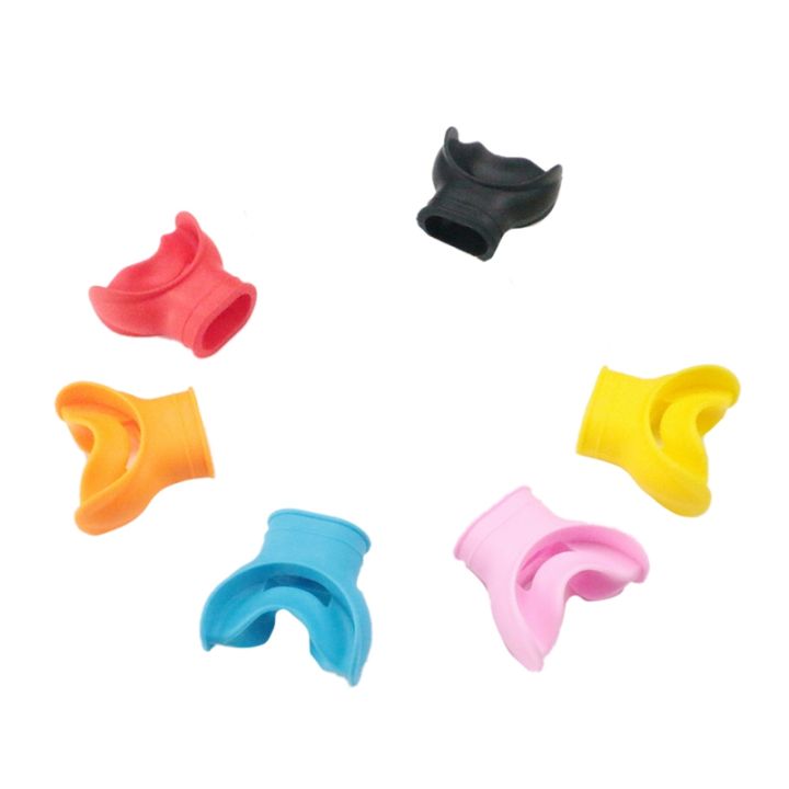 scuba-diving-second-stage-silicone-mouthpieces-snorkel-regulator-colorful-underwater-breathing-supplies-parts-red