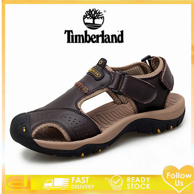 Timberland รองเท้าแตะผู้ชายฤดูร้อนขนาดใหญ่พิเศษ แฟชั่นชุดลำลองลากคำผู้ชายขนาดใหญ่พิเศษรองเท้าแตะชายหาดน้ำเวียดนามกลางแจ้ง 45 46 47 48