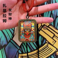 2022 New Zakiram Thangka Bronze Gawu Box Goddess of Wealth Buddha Pendant Necklace Non Hand Painted ZJF7