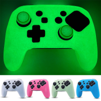 Glow in Dark Luminous Soft Silicon Case For Switch pro Games Accessories Gamepad Joystick Cover For Switch pro Controller Skin