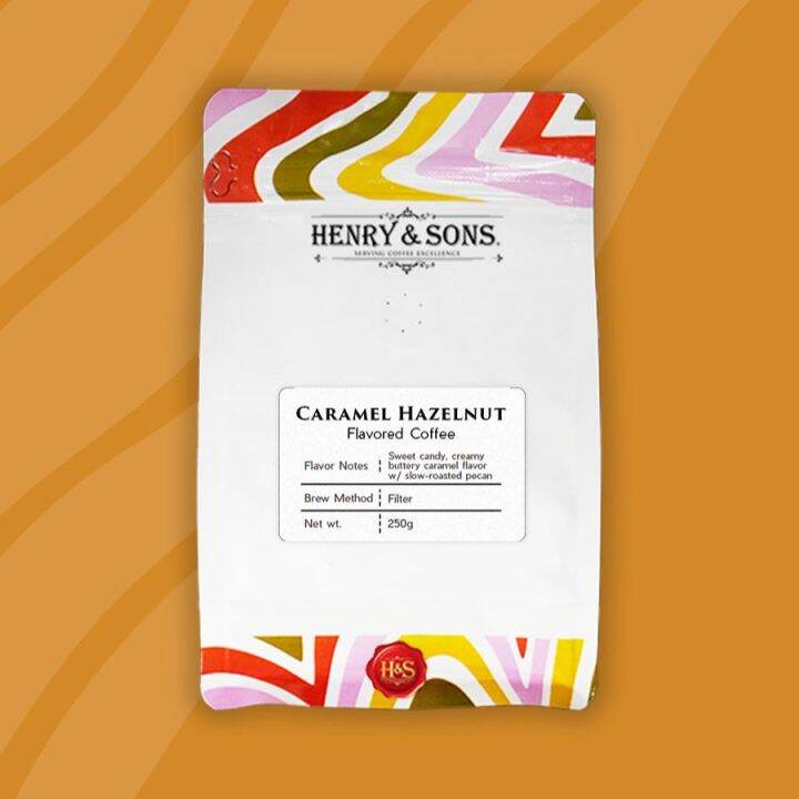 Henry and sons caramel hazelnut flavored roasted coffee lazada ph