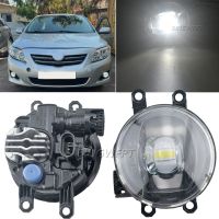 High Quality ABS Aluminum Fog Lamp DRL For Toyota Corolla 2007-2010 Fog Light Assembly Front Bumper LED Lamp