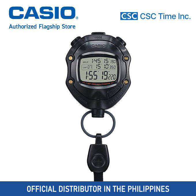 Casio Stopwatch (HS80TW1DF) Black Color Lazada PH