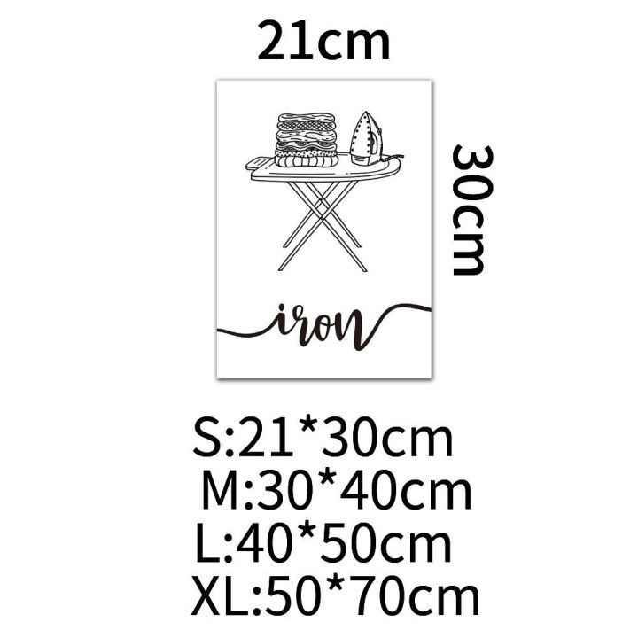 บอกเลิก-senate70te8ซักแห้งผ้าแคนวาสตกแต่งผนังห้องซักรีดป้ายซักรีดนามธรรมศิลปะบนผนังนอร์ดิก