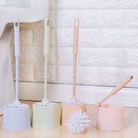 Toilet Brush and Holder Set Compact Soft Brush Tool Deep Cleaning for Bathroom Toilet Bowl Cleaner for Bathroom MUMR999