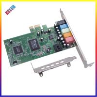 PCI-E ซาวน์การ์ดดิจิทัลสัญญาณเสียงชิปเซ็ต CMI8738อะแดปเตอร์เสียงดิจิตอล5.1ช่องการ์ดเสียงแบบพกพาสำหรับ3D เล่นเกมเพลง