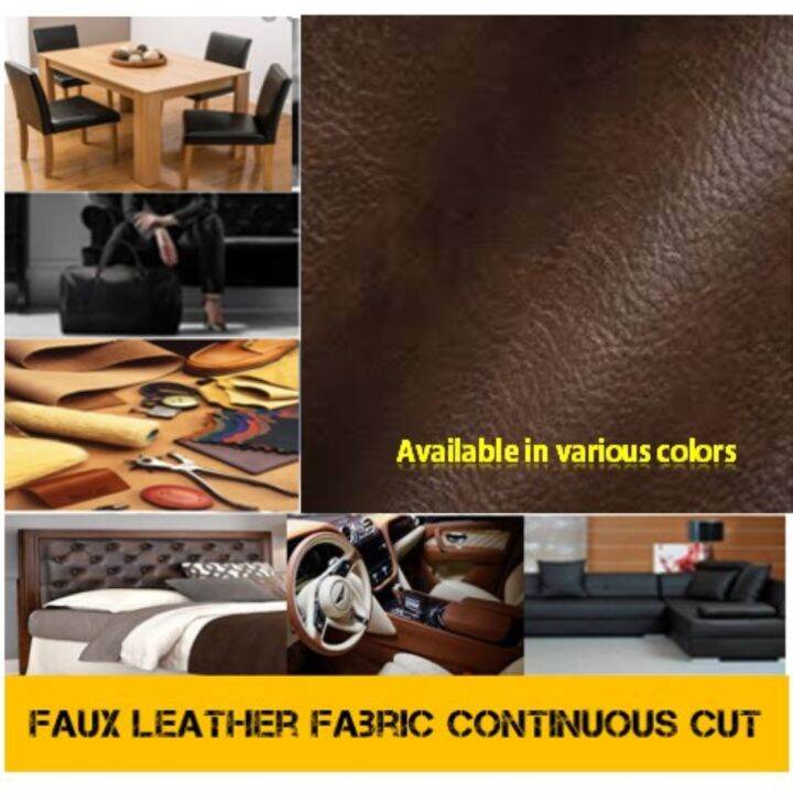 ins Faux Leather Upholstery Fabric per Yard Lazada PH
