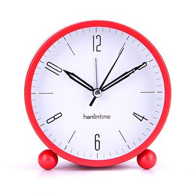 【♘COD Free Cas♘】 gefengjuan นาฬิกาตั้งโต๊ะโลหะทรงกลมนาฬิกาปลุกแบบกลไกการตกแต่งบ้านโมเดิร์น096นาฬิกาดิจิตอลโต๊ะโมเดิร์น