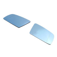 Left &amp; Right Side Blue Heated Electric Wide Angle Wing Electric Heated Rear View Mirror Glass For BMW 5 E60 E61 2003-2010 Parts